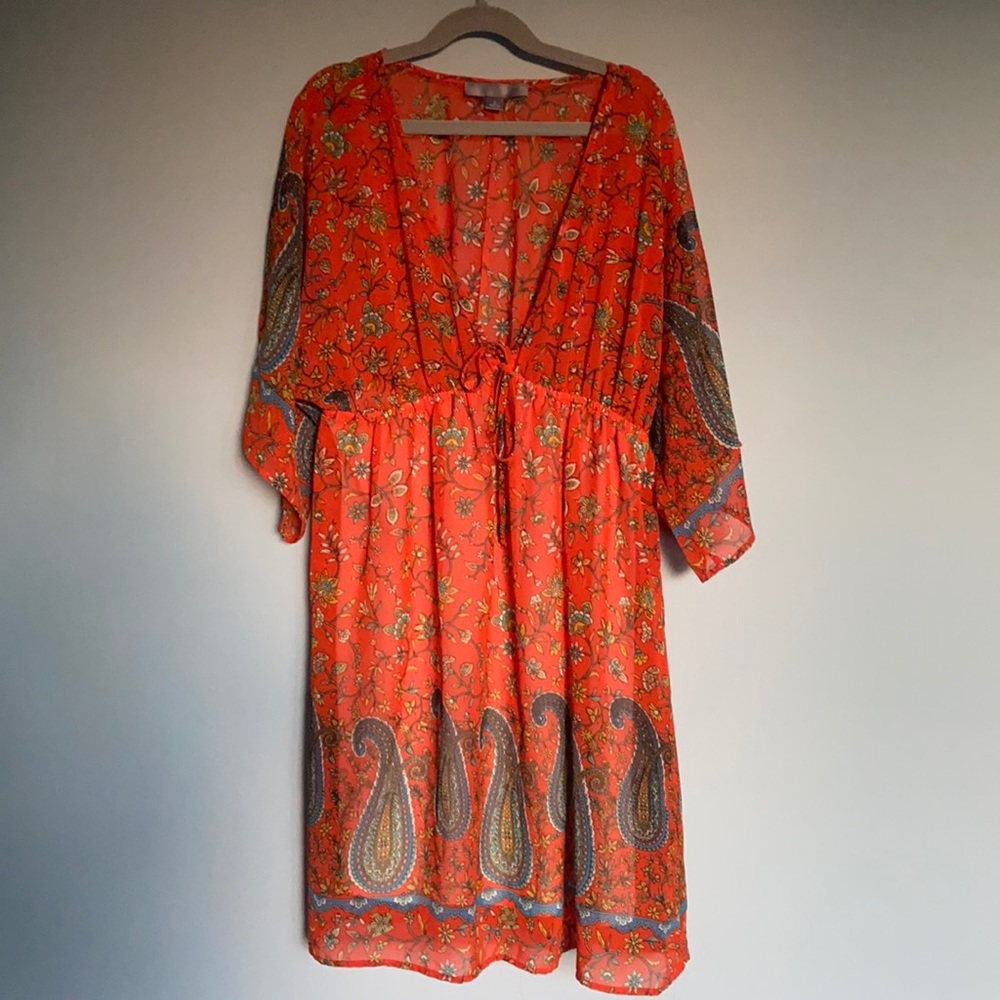 3/$21 Forever 21 Flowers Paisley Print Dress Small